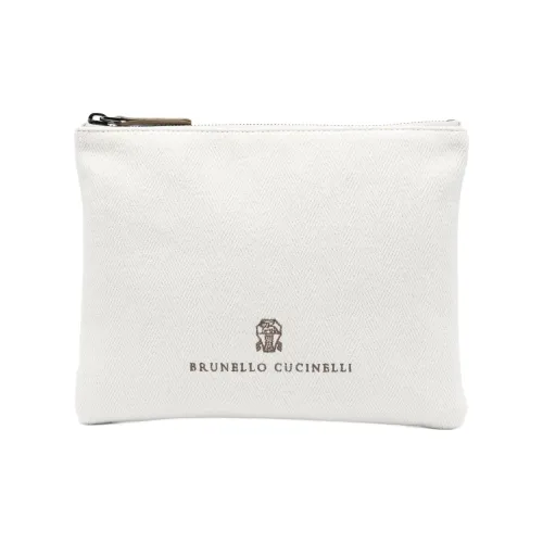 BRUNELLO CUCINELLI Хлопок Клатч Стандартный Женская Белый