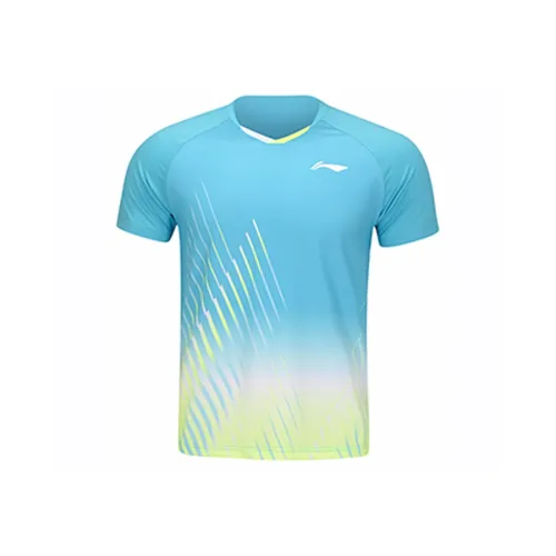 Т-рубашка с подкладкой унисекс светлая аква-синий