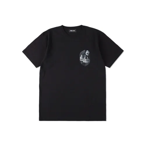 Wind And Sea Черная Унисекс Футболка