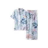 Светло-синий принт