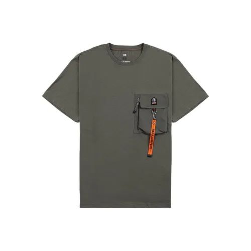 PARAJUMPERS Темно-зеленая мужская футболка T-Shirt