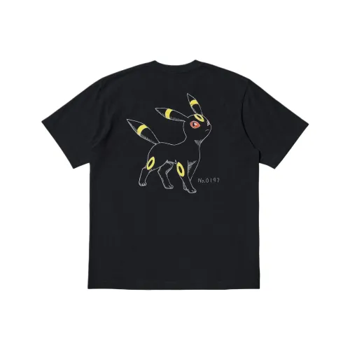 UNIQLO x Pokémon Collaboration Pokémon Collaboration SS25 Рубашка Мужская Черная