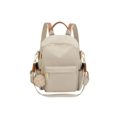 PAYOT Nylon Backpack Unisex Apricot Coffee Black PAYOT Найд Найд Рюкзак Унисекс Абрикос Кофейный Черный