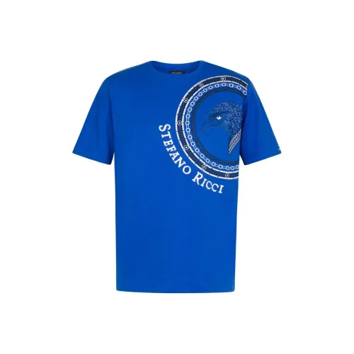 STEFANO RICCI Рубашка Мужская Синяя