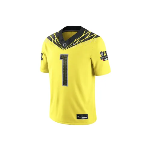 nike Dri Fit COLLEGE Oregon Ducks T-Shirt Мужской Желтый