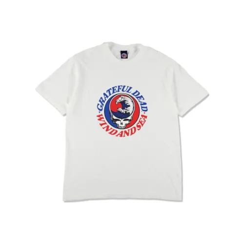 WIND AND SEA SS25 GRATEFUL DEAD X WDS Футболка Унисекс Белый