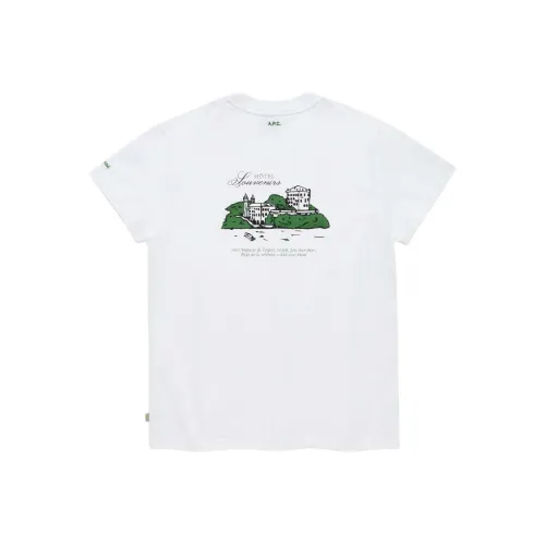 JJJJound A.P.C. Joint Paragraph Белая Унисекс Рубашка T