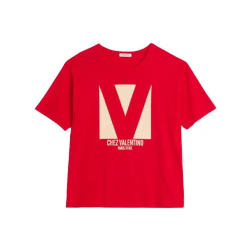 Valentino FW24 T Рубашка Мужская Красная