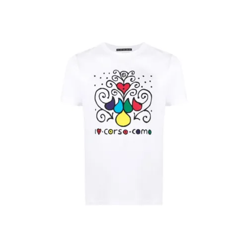 10 CORSO COMO Белая унисекс футболка