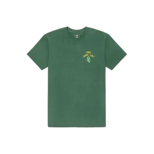Vans TEE SS T Рубашка Мужская Темно-Зеленая