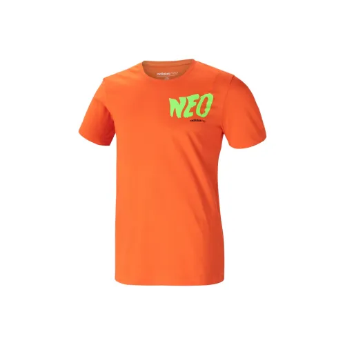ADIDAS NEO T Рубашка Мужская Оранжевая