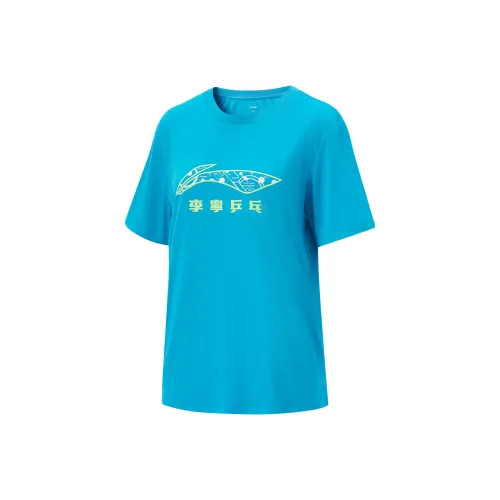 Т-рубашка унисекс с глянцевым покрытием синий