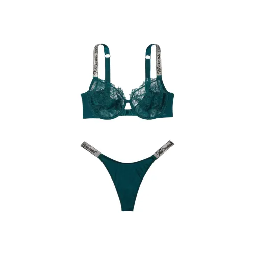 Victoria's Secret Комплект нижнего белья для женщин зеленый