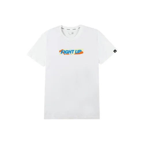 QIAODAN T-Рубашка Мужская Jordan Белый Небесно-Синий