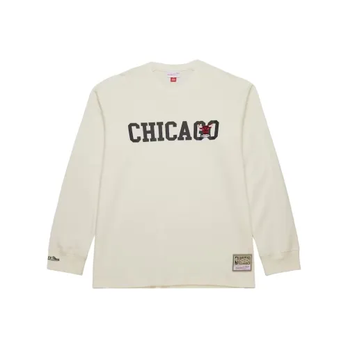 MITCHELL NESS X NBA Chicago Bulls T-Shirt Мужской Кремовый