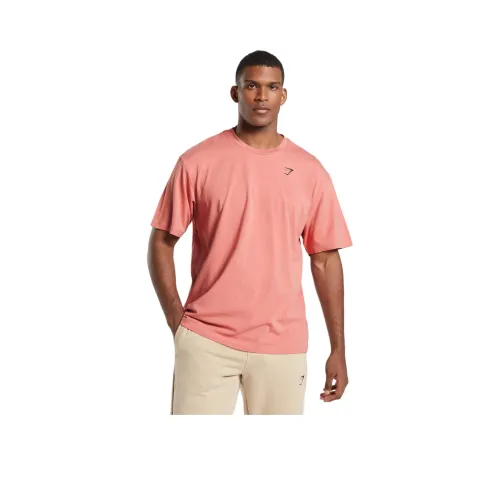 GYMSHARK T-Shirt Мужской Терракотовый Розовый