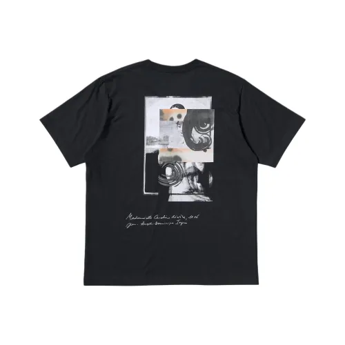 UNIQLO Louvre x Camille Henrot Collaboration Черная унисекс футболка