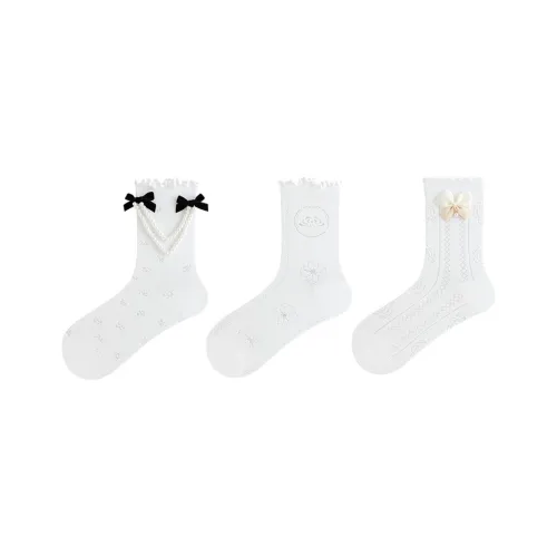 WAJUZHEN Носки Crew Женские 3 упаковки Dream Play Paris