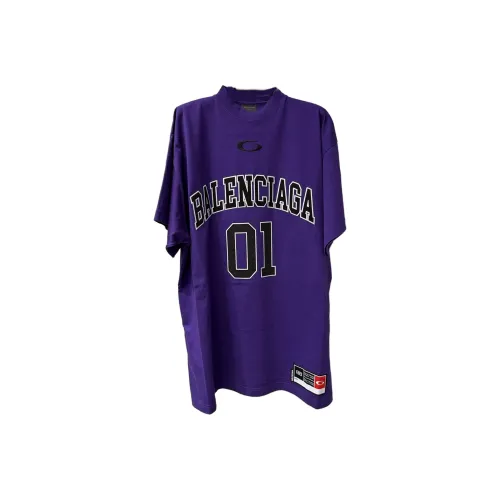 Balenciaga SS25 T-Shirt Regular Fit Men's Purple