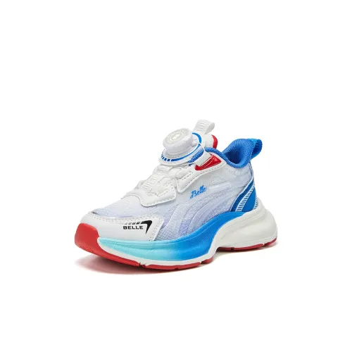 Белль Амортизация и Дышащий Низкий Топ Детские Баскетбольные Кроссовки Ярко-Синий Детский