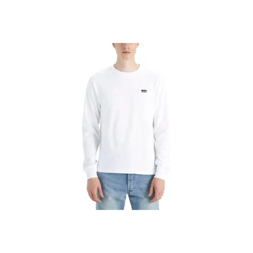 Levis Белая Мужская T-Рубашка
