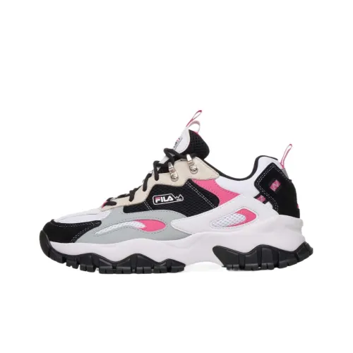 FILA Ray Tracer Tr 2 Low Топ Повседневная обувь Женская Белая Розовая