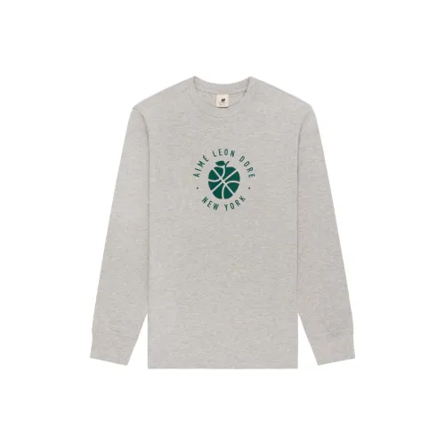 Aime Leon Dore New Balance Collaboration Серый Унисекс T-рубашки