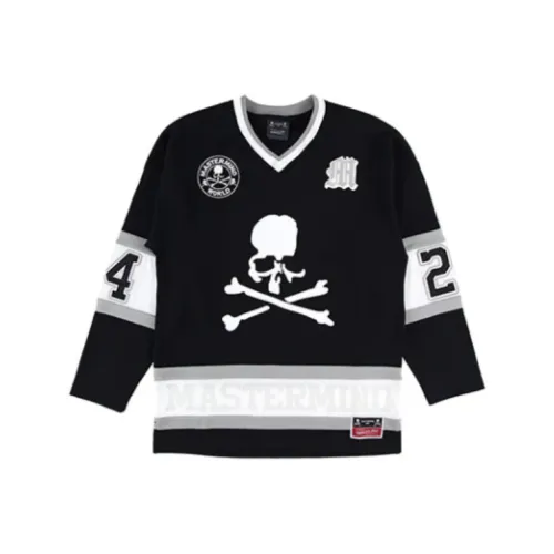 Mitchell Ness Черно-серый цвет унисекс футболка