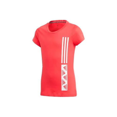 Adidas JG DMH T Shirt Unisex Core Pink White