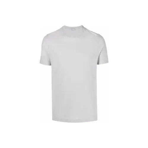 Zanone Серый Мужской T-Рубашки