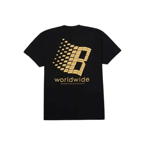 HUF Bronze56k Collaboration Черная Унисекс Футболка