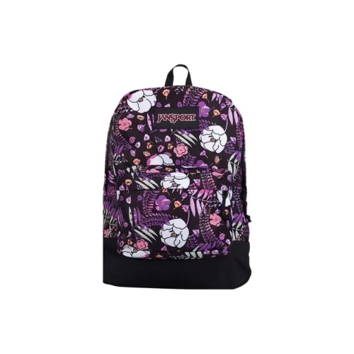 JanSport Ткань Рюкзак Средний Унисекс Фиолетовый Многоцветный