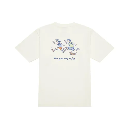 New Balance x PK SHEJISHILIANMINGKUAN Centripetal Life Illustration Series SS24 T Рубашка Унисекс Экрю