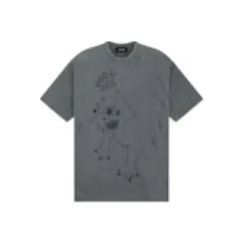 WE11DONE Серый Унисекс Футболка