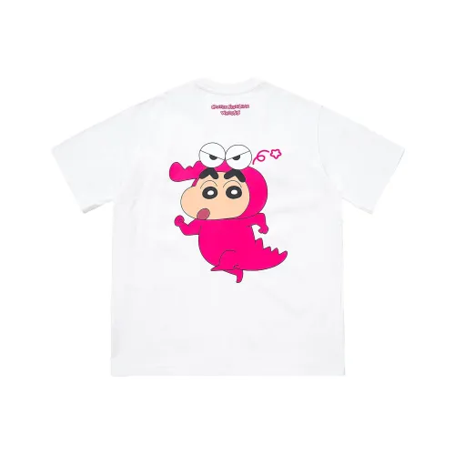 WHOOSIS X Карандаш SHIN Chan Коллаборация SERIES Унисекс Футболки