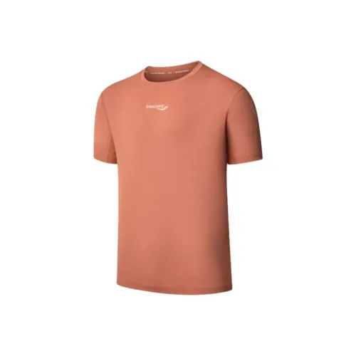 Saucony T Рубашка Мужская Цвет имбирного печенья Апельсин