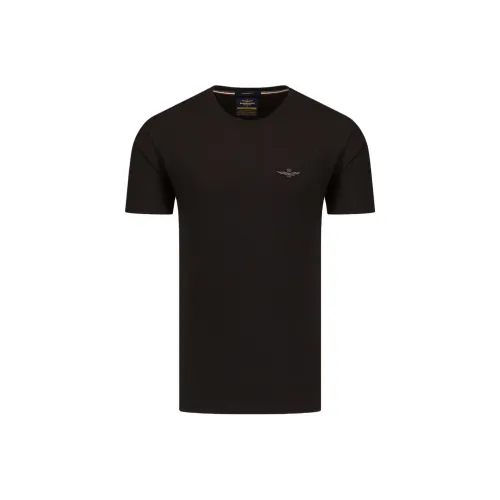 AERONAUTICA MILITARE Мужские черные рубашки T