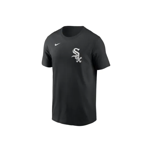 Nike Tim Anderson Chicago White Sox Fuse T Рубашка Мужская Черная
