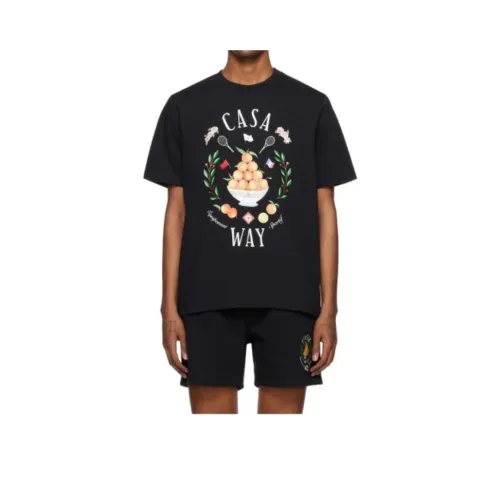 CASABLANCA Черные Мужские T-рубашки