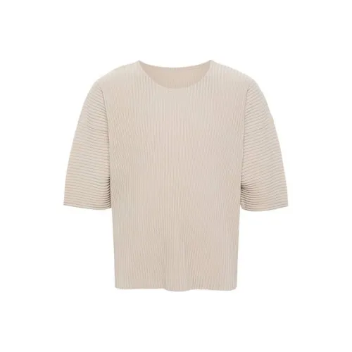 ISSEY MIYAKE Рубашка Мужская Бежевая