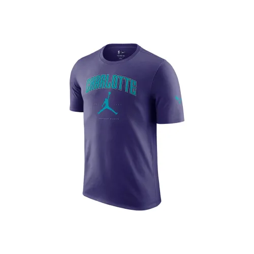 Джордан x NBA Essentials Charlotte Hornets T-рубашка мужская новая орхидея