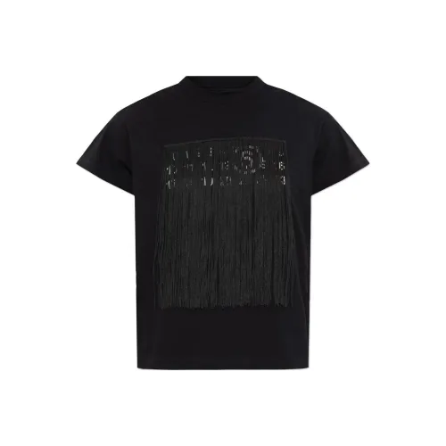 MM6 Maison Margiela Черная Унисекс Футболка