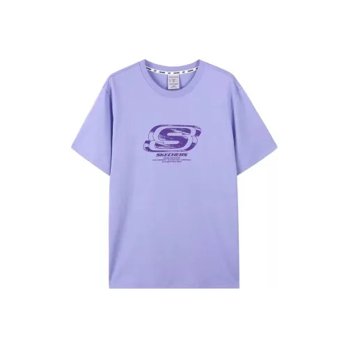 Skechers T-Shirt Унисекс Сладкий Лавандовый