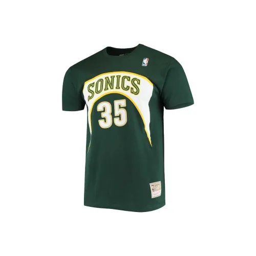 NBA Mitchell Ness Kevin Durant T-Shirt Мужской Зеленый