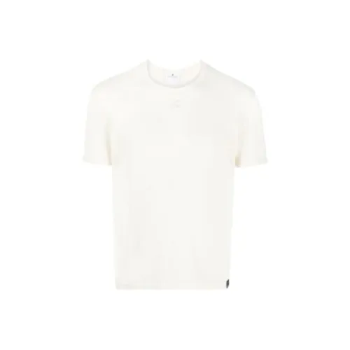 COURREGES Белая Мужская T-Рубашка