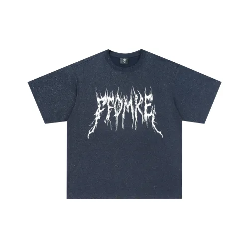 FFOMKE T-Shirt Унисекс Темно-синий