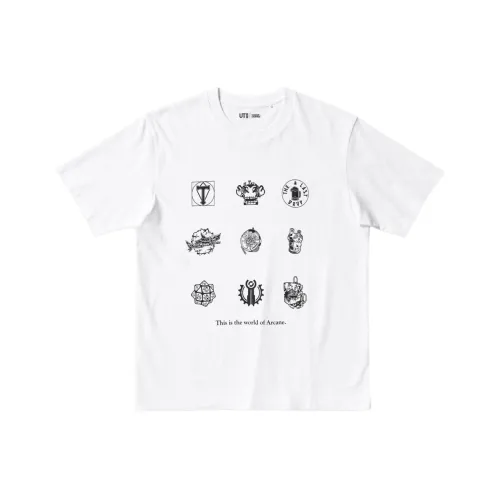 UNIQLO League of Legends Collaboration Белая Унисекс Футболка