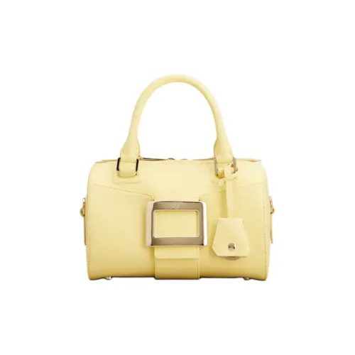 Roger Vivier Belle Vivier Телячья кожа Одно плечо Сумка Мини Женская Желтая
