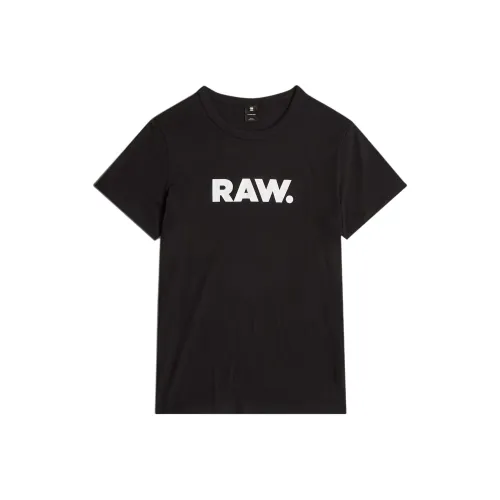 STAR RAW Черная мужская футболка