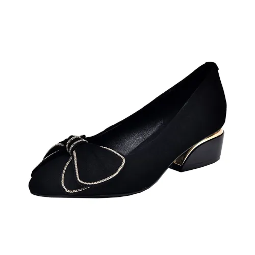 Devanro Женские повседневные туфли, черные, женские